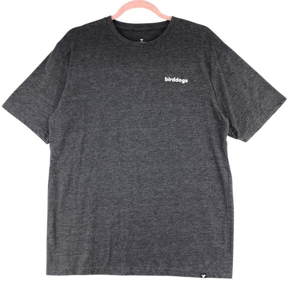 Birddogs Bird Dogs Mens Size XL T Shirt Spellout Logo Gray - Picture 1 of 16
